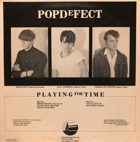 POPDeFECT : Playing For Time (12", EP)