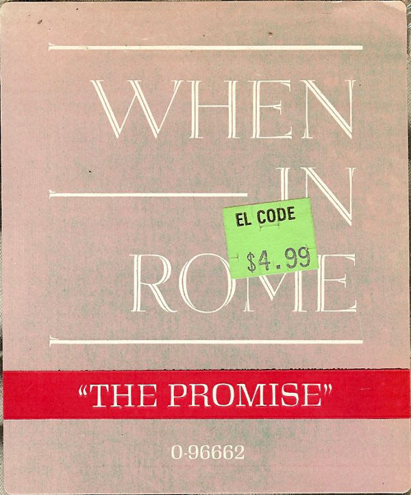 When In Rome : The Promise (12")