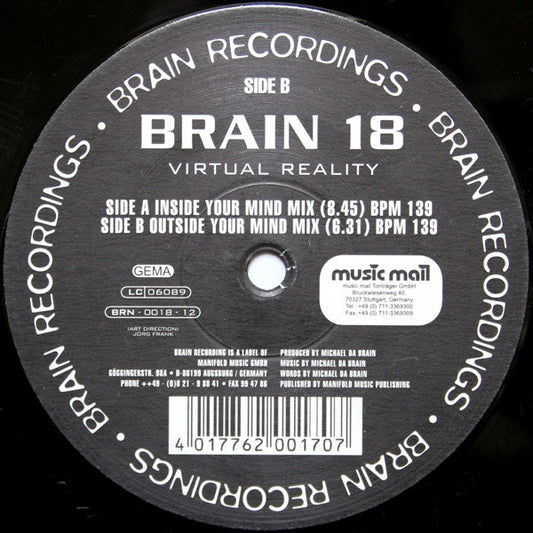 Brain : Virtual Reality (12")