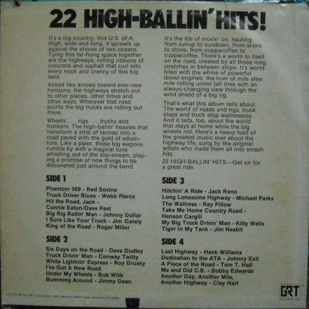 Various : 22 High-Ballin' Hits! (2xLP, Comp)