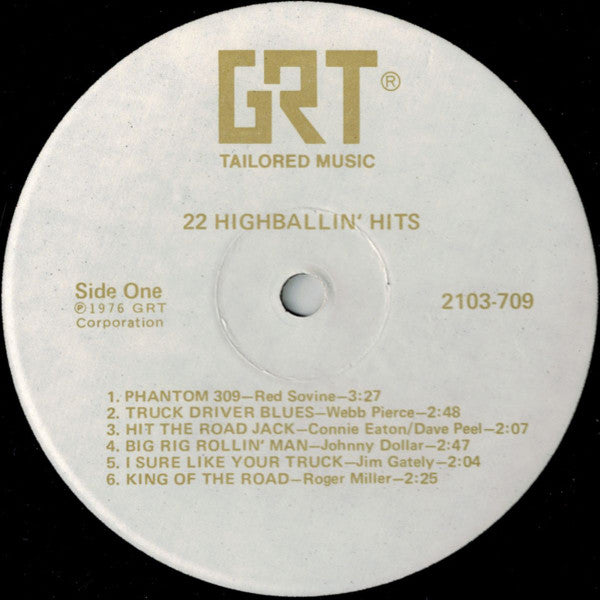 Various : 22 High-Ballin' Hits! (2xLP, Comp)