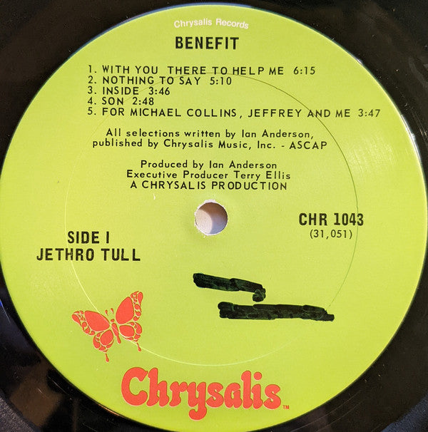 Jethro Tull : Benefit (LP, Album)