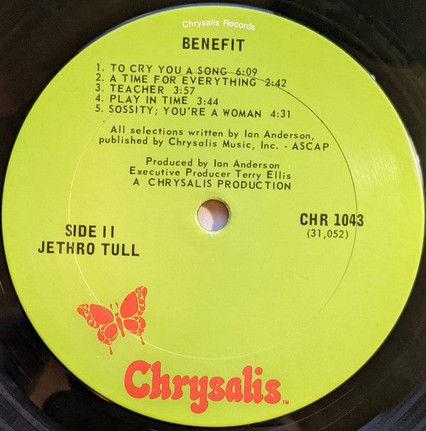 Jethro Tull : Benefit (LP, Album)