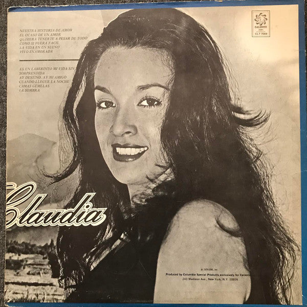 Claudia De Colombia : Quisiera Tenerte (LP, Album)