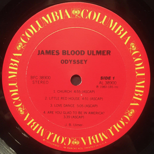 James Blood Ulmer : Odyssey (LP, Album, Pit)