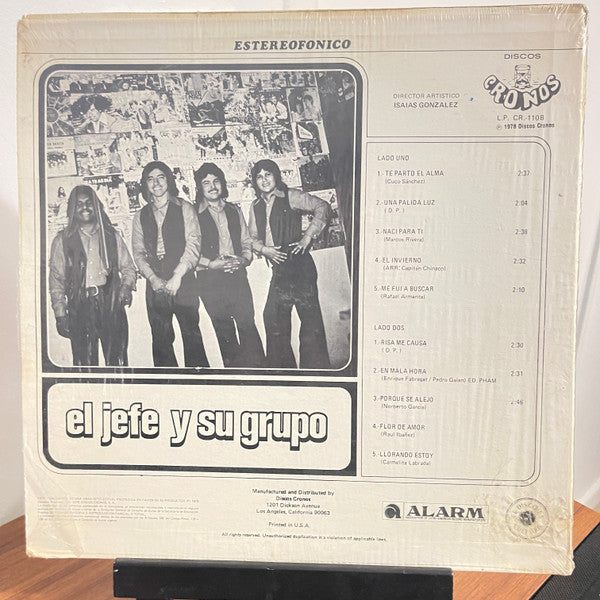 El Jefe Y Su Grupo : Te Parto El Alma (LP, Album)