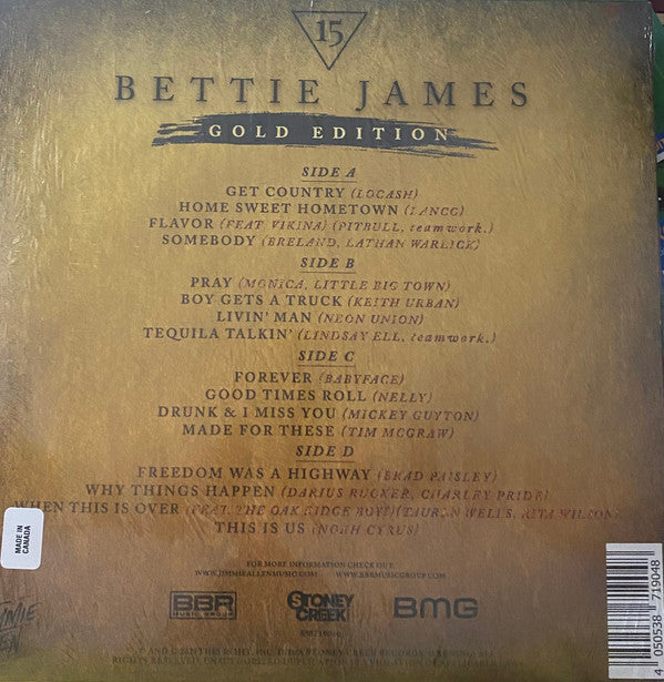 Jimmie Allen (3) : Bettie James (LP, Album, RE, Gol)