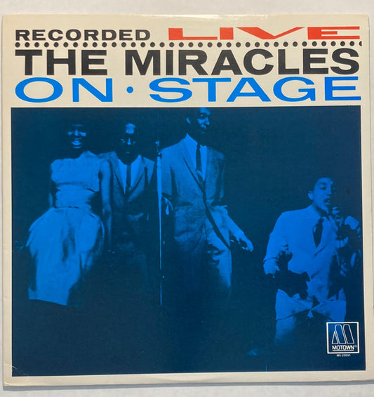 The Miracles : Recorded Live On Stage (LP, RE)