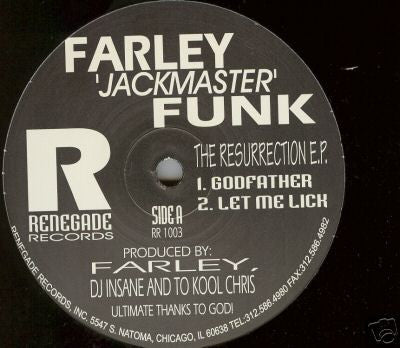 Farley "Jackmaster" Funk : The Resurrection EP (12", EP)