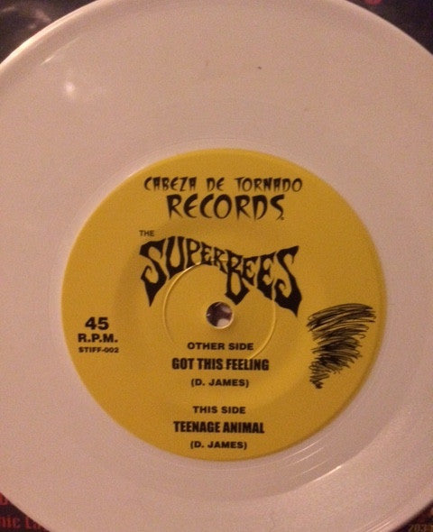 The Superbees : Got This Feeling / Teenage Animal, Las Vegas Shakedown (7", Single, S/Edition, Whi + CD, EP, Ltd)