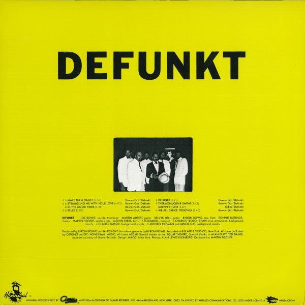 Defunkt : Defunkt (LP, Album)