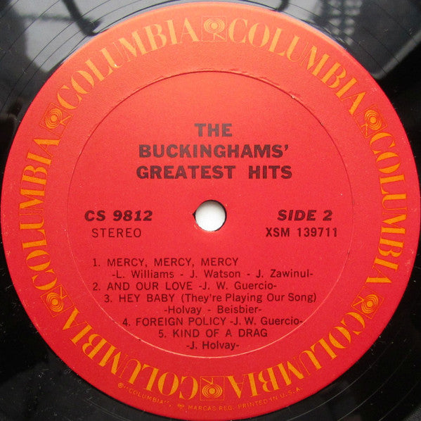 The Buckinghams : Greatest Hits (LP, Comp, Ter)