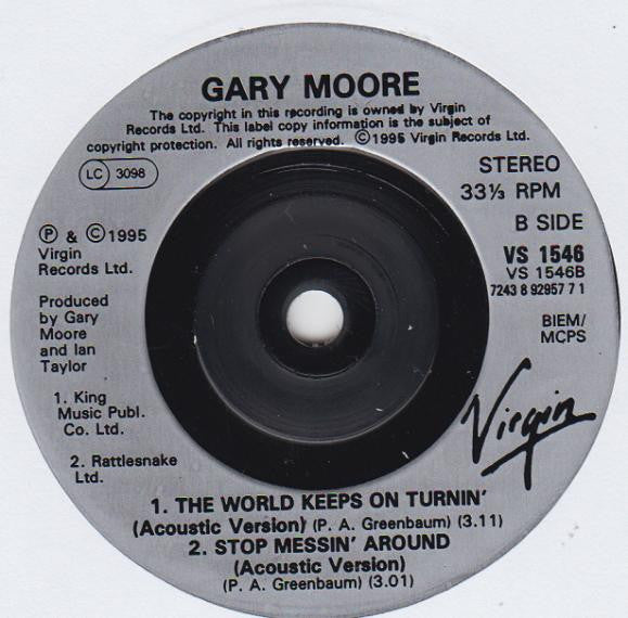 Gary Moore : Need Your Love So Bad (7", Ltd, Num)