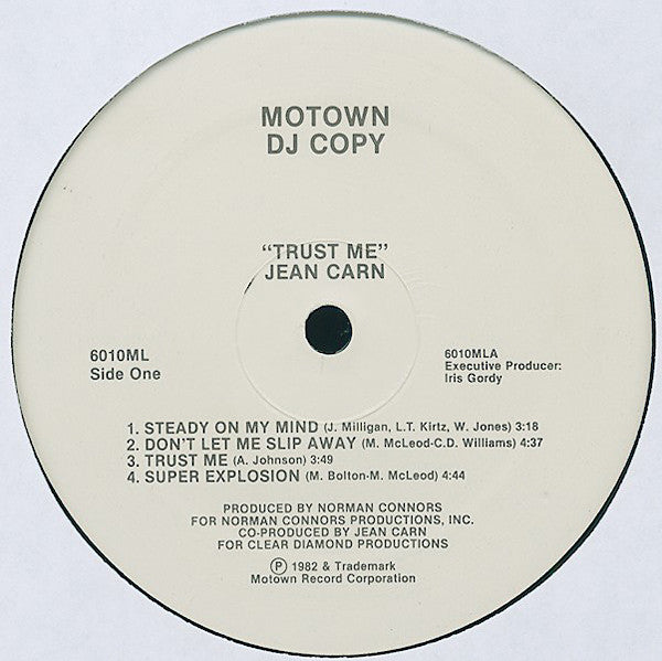 Jean Carn : Trust Me (LP, Album, Promo)