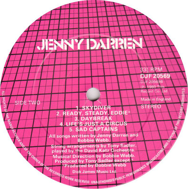 Jenny Darren : Jenny Darren (LP, Album)