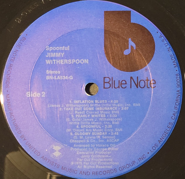 Jimmy Witherspoon : Spoonful (LP, Album, Ter)