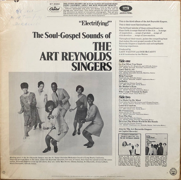 The Art Reynolds Singers : The Soul-Gospel Sounds Of The Art Reynolds Singers (LP, Album)