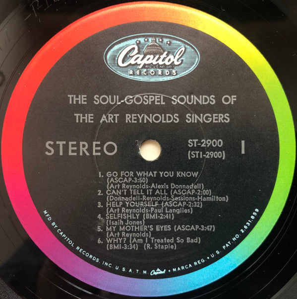 The Art Reynolds Singers : The Soul-Gospel Sounds Of The Art Reynolds Singers (LP, Album)