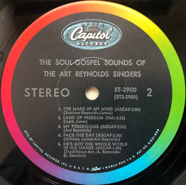 The Art Reynolds Singers : The Soul-Gospel Sounds Of The Art Reynolds Singers (LP, Album)