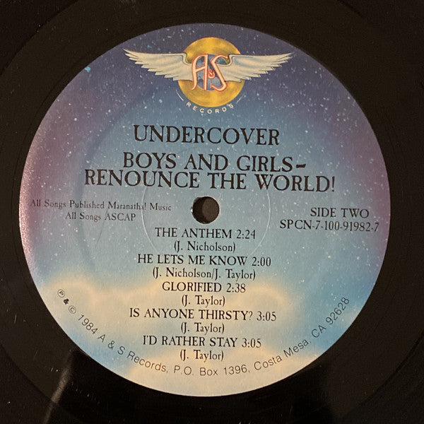 Undercover (3) : Boys And Girls-Renounce The World! (LP, Album)