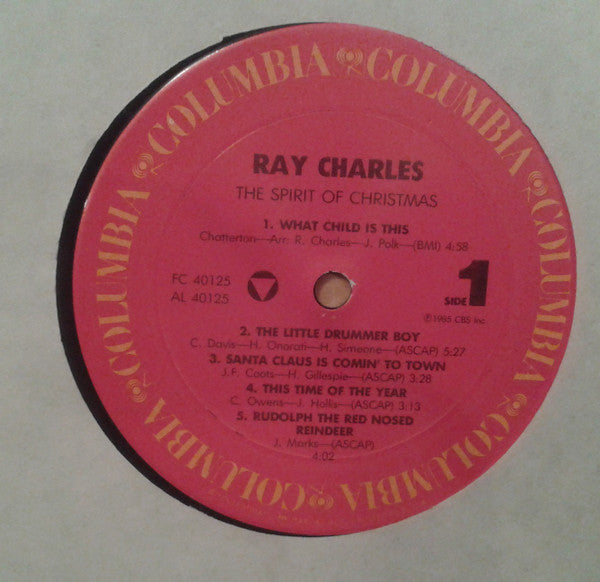 Ray Charles : The Spirit Of Christmas (LP, Album)