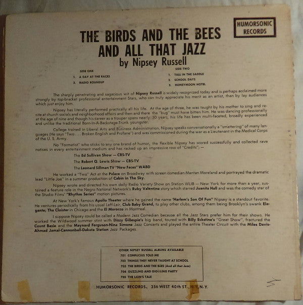 Nipsey Russell : The Birds And The Bees And All That Jazz (LP)