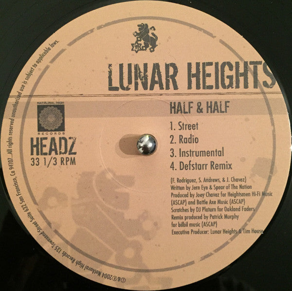 Lunar Heights : Half & Half / Prove Em Wrong (12")