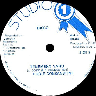 Eddie Constantine (2), The Gladiators : Tenement Yard / Don't Fool The Young Girls (12")