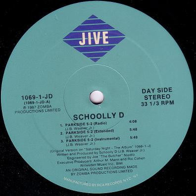 Schoolly D : Parkside 5-2 / Saturday Night (12")