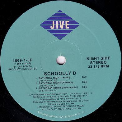 Schoolly D : Parkside 5-2 / Saturday Night (12")