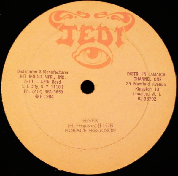 Trevor Junior / Horace Ferguson : Hip, Hip, Hurray / Fever (12")