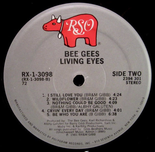 Bee Gees : Living Eyes (LP, Album, 72,)