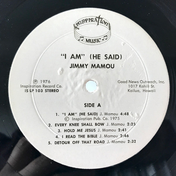 Jimmy Mamou : I Am He Said (LP, Album)