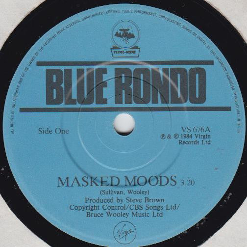 Blue Rondo* : Masked Moods (7", Single)