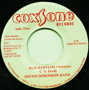 Larry Marshall : Run Babylon (7", RP)