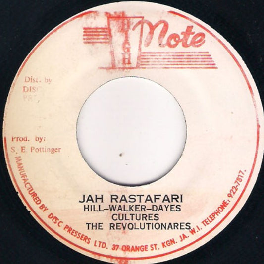 Culture, The Revolutionaries : Jah Rastafari / Jah Version (7")