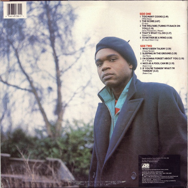 The Robert Cray Band : Who's Been Talkin' (LP, Club, RE, RM)