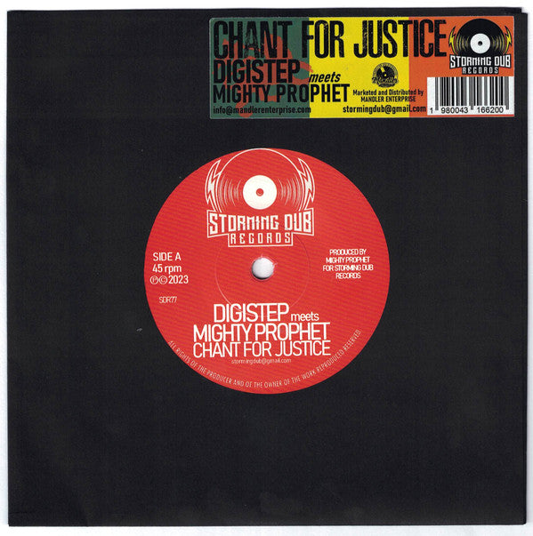 Digistep, Mighty Prophet : Chant For Justice (7")