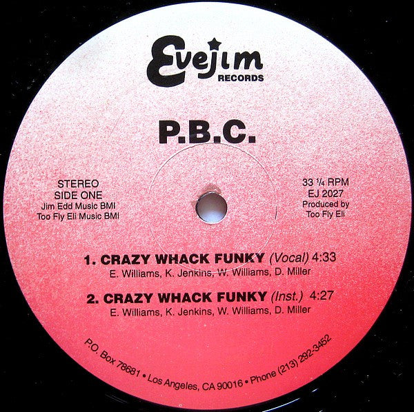 Positive Black Composers : Crazy Whack Funky (12")