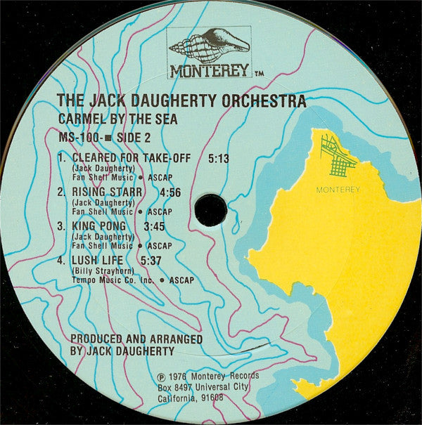 The Jack Daugherty Orchestra : Carmel By The Sea (LP)