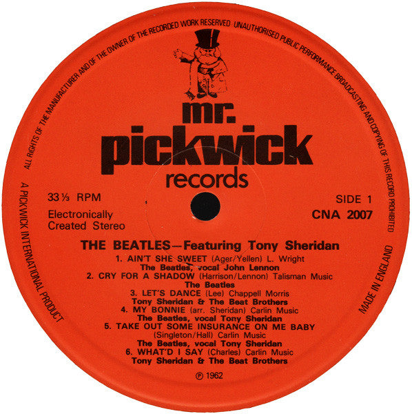 The Beatles Featuring Tony Sheridan : The Beatles Featuring Tony Sheridan (LP, Comp, RE)