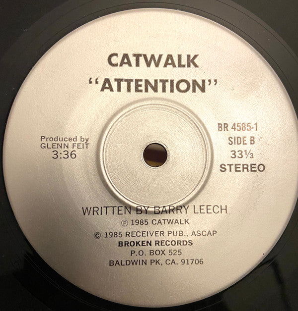 Catwalk (5) : Positive Thinking / Attention (7")