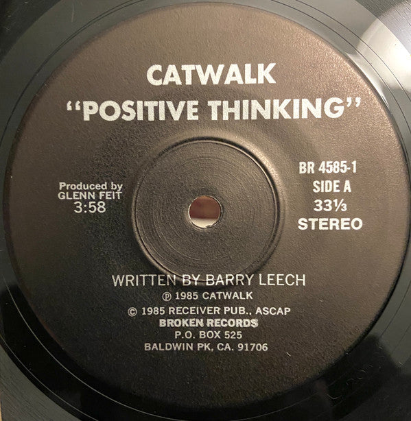 Catwalk (5) : Positive Thinking / Attention (7")