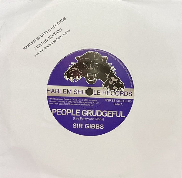 Joe Gibbs : People Grudgeful  (7", Ltd)