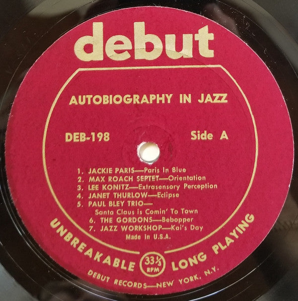 Various : Autobiography In Jazz (LP, Comp)