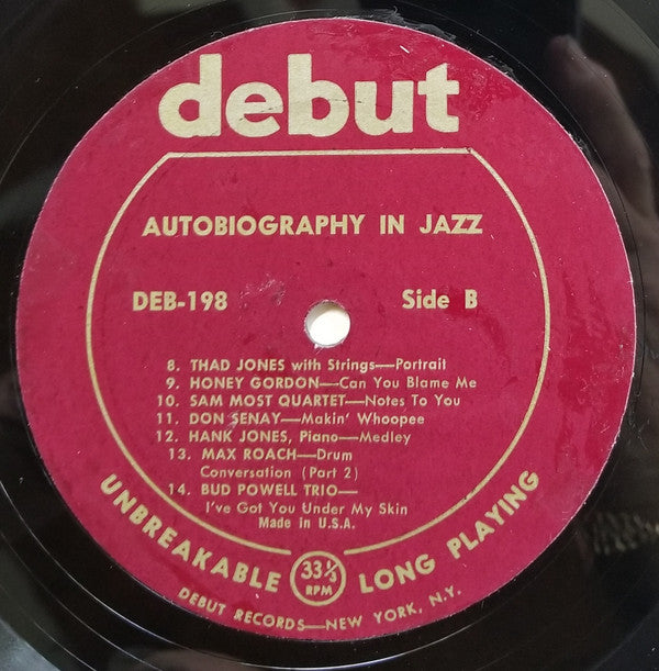 Various : Autobiography In Jazz (LP, Comp)