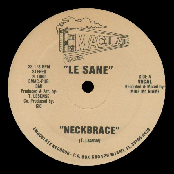 Le Sane : Neckbrace (12")