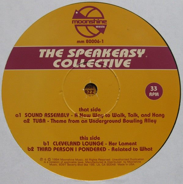 Various : The Speakeasy Collective (2x12", Comp, Promo)