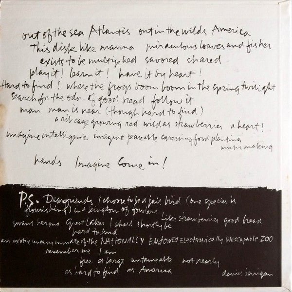 Daniel Berrigan, John Hostetter, Allan Sorvall, David Turner (12) : America Is Hard To Find (LP)