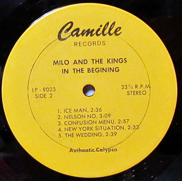 Milo And The Kings : In The Beginning (LP, Album)